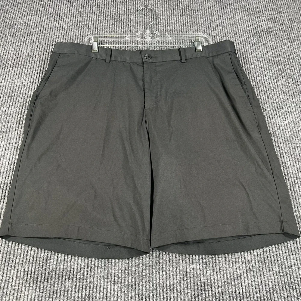 Nike Mens Shorts Size 38 Black Golf Standard Fit Chino Dri-Fit Lightweight